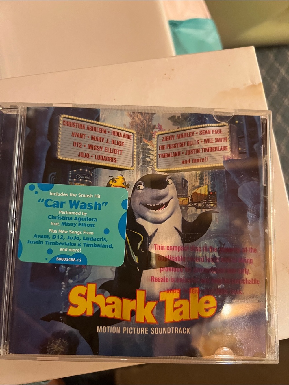 Shark Tale Motion Picture Soundtrack CD - Blue